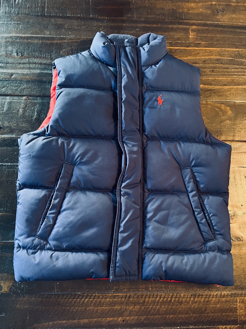 Polo Ralph Lauren Kids Navy Puffer Vest 4/4T